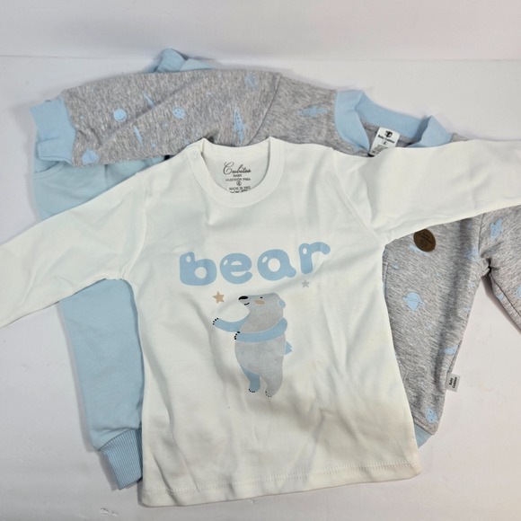 Baby Cubito Other - Baby Bear Outfit Set – 4-Piece – 100% Pima Cotton – Size 4 (New)